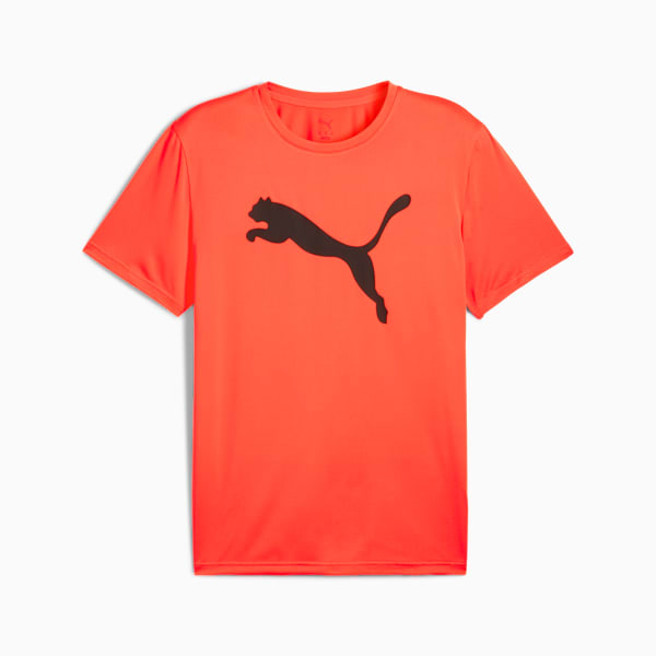 TAD ESSENTIALS Solid Cat Tee Men, Glowing Red, large-MEX
