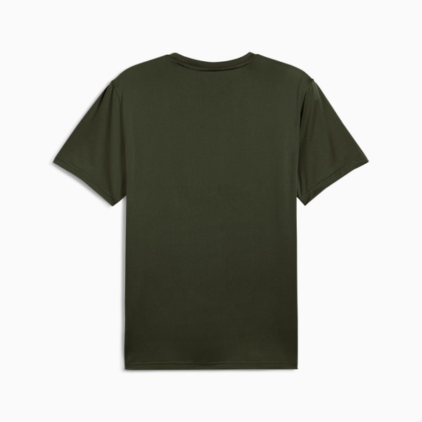 TAD ESSENTIALS Solid Cat Tee Men, Dark Olive, large-MEX