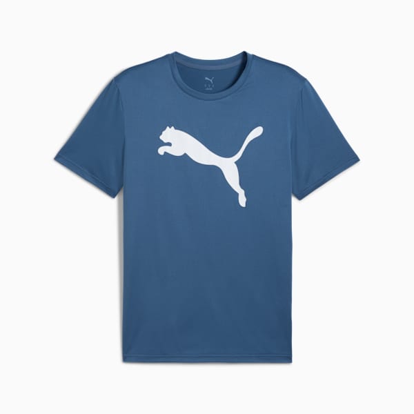TAD ESSENTIALS Solid Cat Tee Men, Dark Indigo, large-MEX