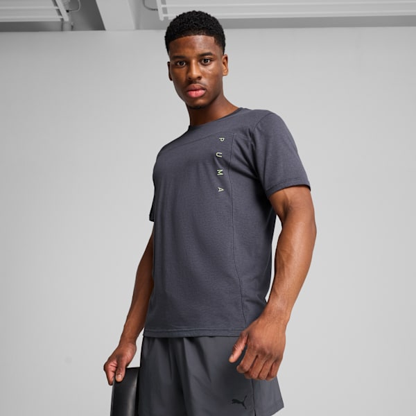 Remera Train All Day TECH para hombre, Galactic Gray, large-ARG