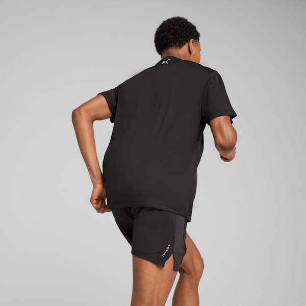 Playera estampada Running para hombre, PUMA Black-Q2, large-MEX