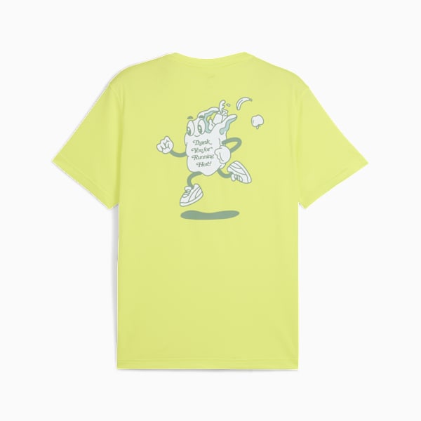 Playera de running Graphics Slogan para hombre, Lemon Sherbert, large-MEX