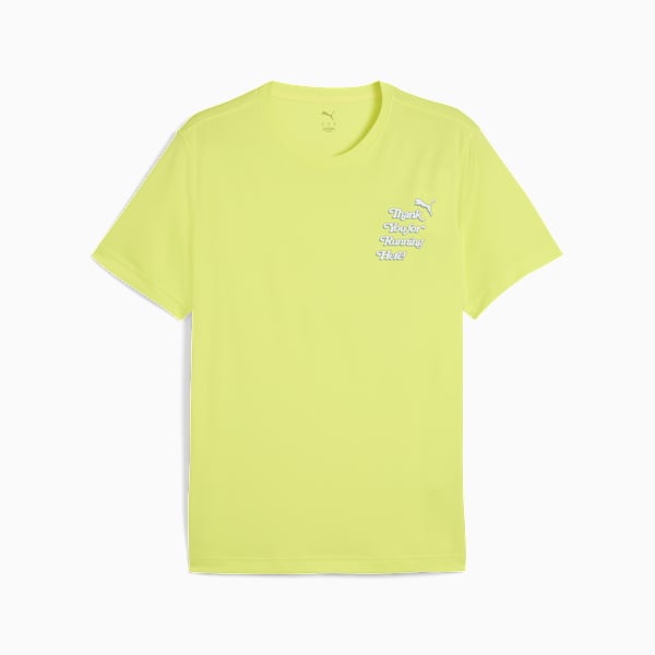 Playera de running Graphics Slogan para hombre, Lemon Sherbert, large-MEX