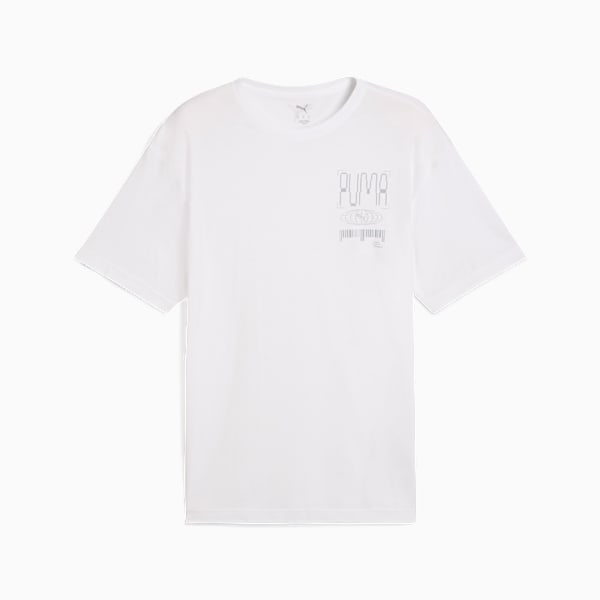 Playera de entrenamiento Graphics Illustration para mujer, PUMA White, large-MEX