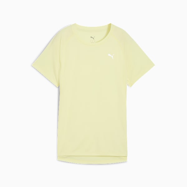 Playera de running VELOCITY para mujer, Gold Moon, large-MEX