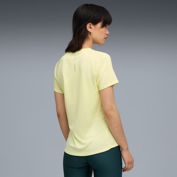 Playera de running VELOCITY para mujer, Gold Moon, large-MEX