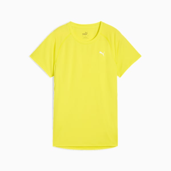 Playera de running VELOCITY para mujer, Lemon Sherbert, large-MEX