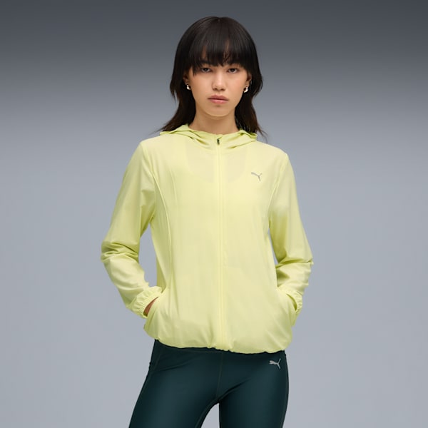 Campera de running VELOCITY para mujer, Gold Moon, large-ARG