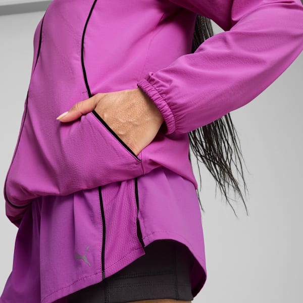 Campera de running VELOCITY para mujer, Wild Berry, large-ARG