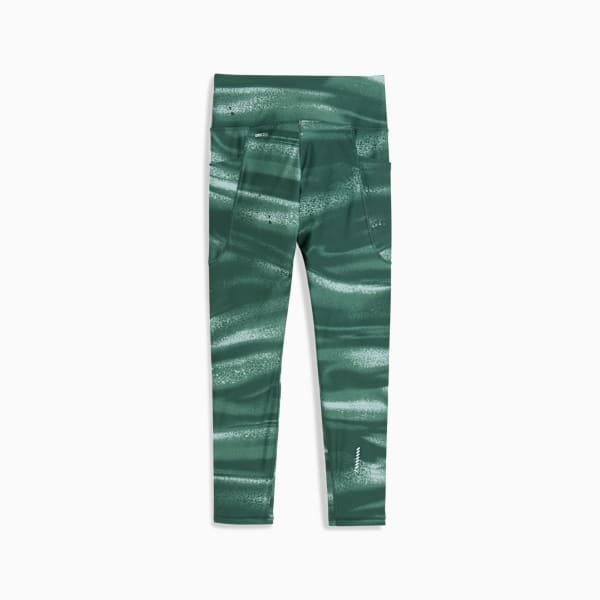 Calzas de running estampadas VELOCITY para mujer, Green Moon, large-ARG