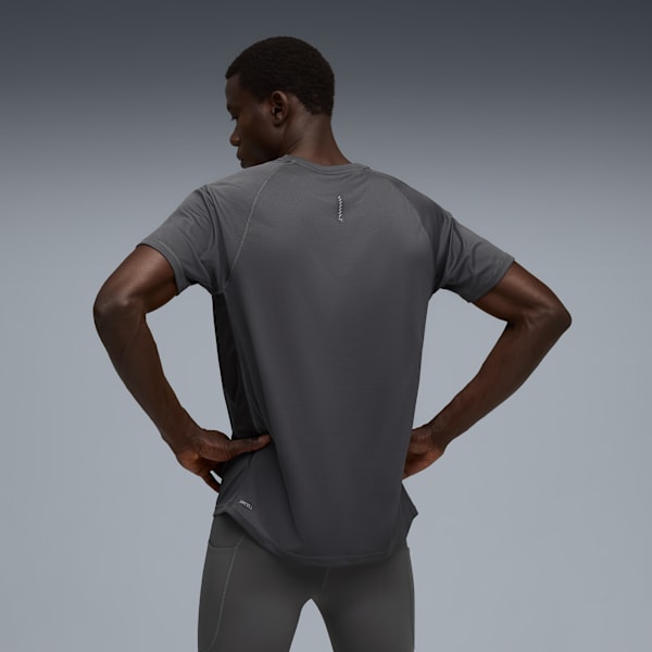 Playera de running VELOCITY para hombre, Dusky Gray, large-MEX