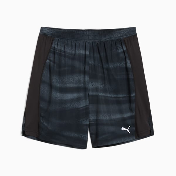 VELOCITY All-Over Print 7" Running Shorts Men, PUMA Black, large-MEX