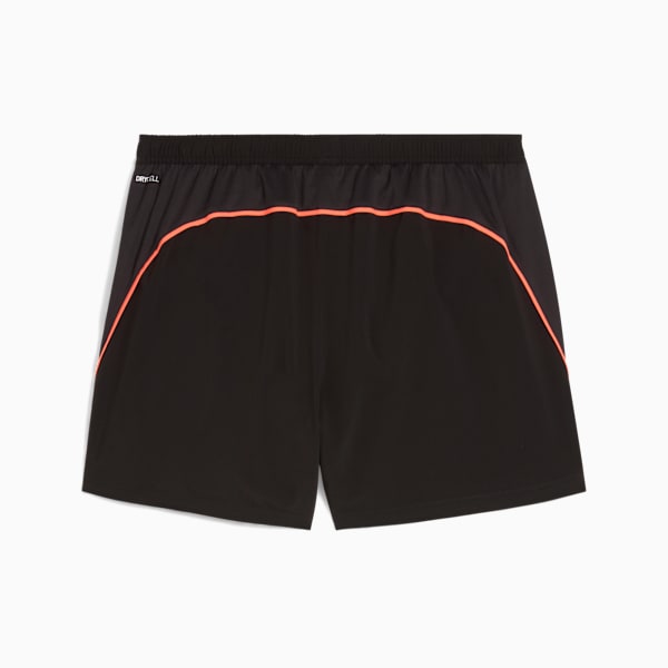 VELOCITY 5" Running Shorts Men, PUMA Black-Glowing Red, large-ZAF