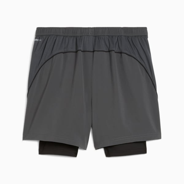 Shorts de running “2 en 1” VELOCITY para hombre, Dusky Gray, large-MEX