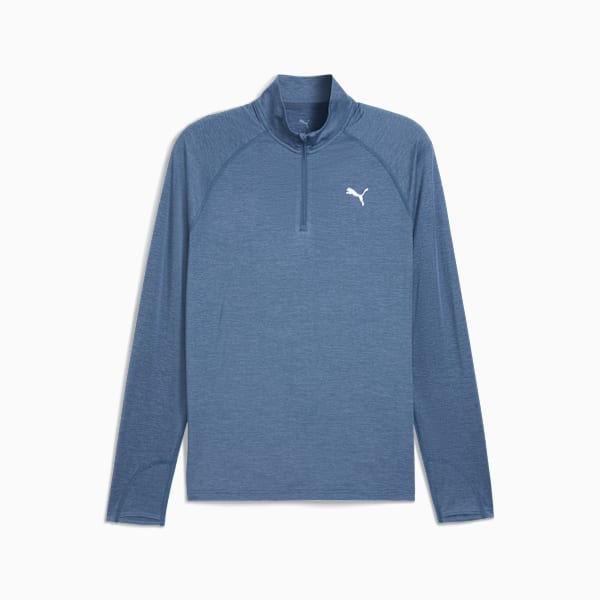 Remera de running VELOCITY CLOUDSPUN para hombre, Dark Indigo-heather, large-ARG