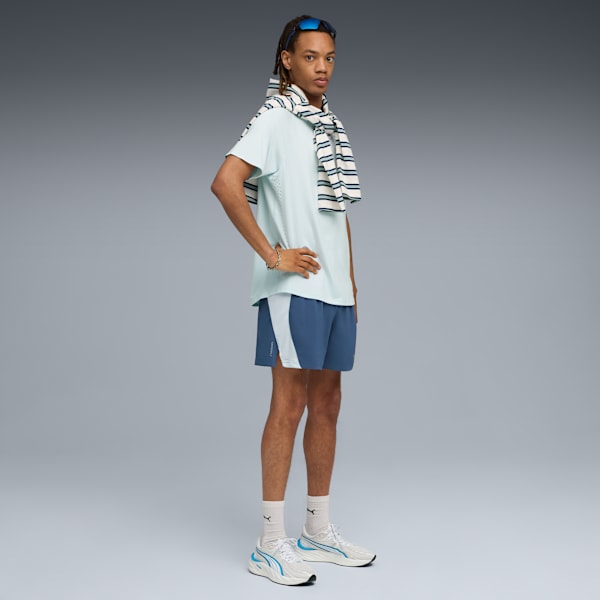 Remera de running CLOUDSPUN para hombre, Sea Glass, large-ARG