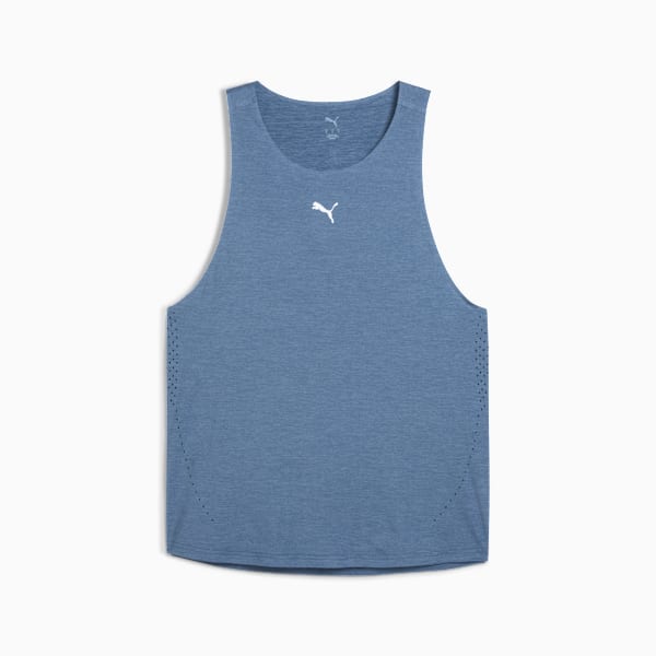 Musculosa de running CLOUDSPUN para hombre, Dark Indigo-heather, large-ARG