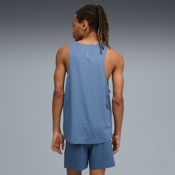 Musculosa de running CLOUDSPUN para hombre, Dark Indigo-heather, large-ARG