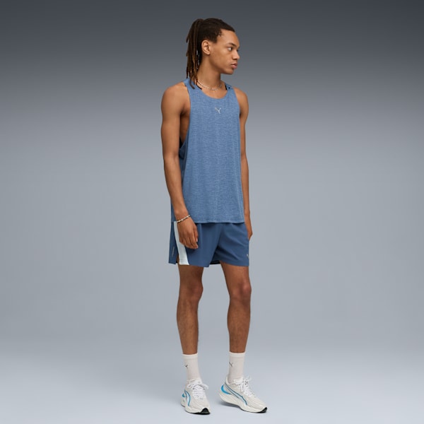 Musculosa de running CLOUDSPUN para hombre, Dark Indigo-heather, large-ARG