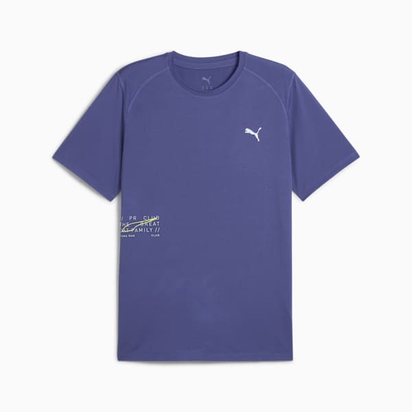 Playera de running PUMA RUN CLUB para hombre, Blue Crystal, large-MEX