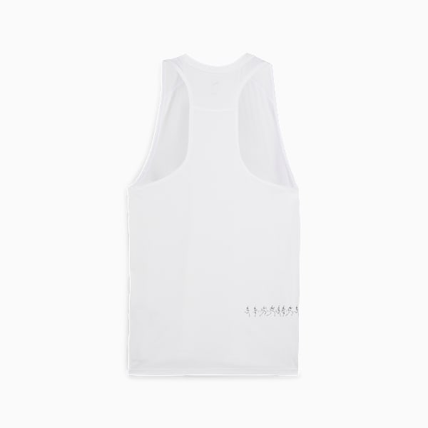 Musculosa de running estampada para hombre, PUMA White, large-ARG