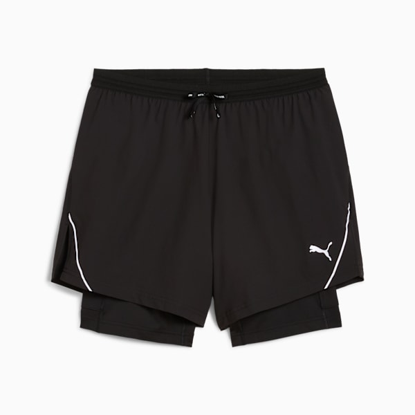 Shorts “2 en 1” ULTRAWEAVE 12cm para hombre, PUMA Black, large-MEX