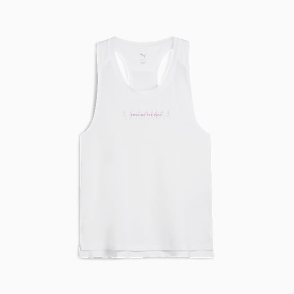 Musculosa RUN GRAPHIC para mujer, PUMA White, large-ARG