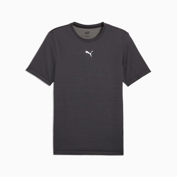 Playera Train All Day TECH Seamless para hombre, Galactic Gray-PUMA Black-Tonal Jacquard, large-MEX