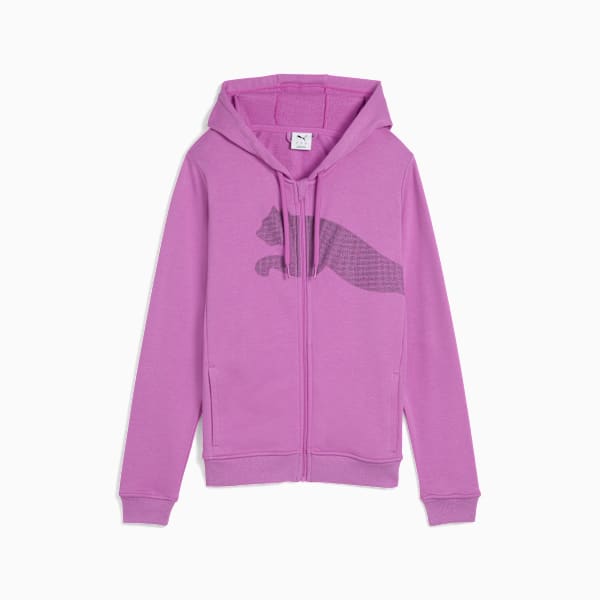 Chamarra Train All Day Big Logo para mujer, Wild Berry, large-MEX