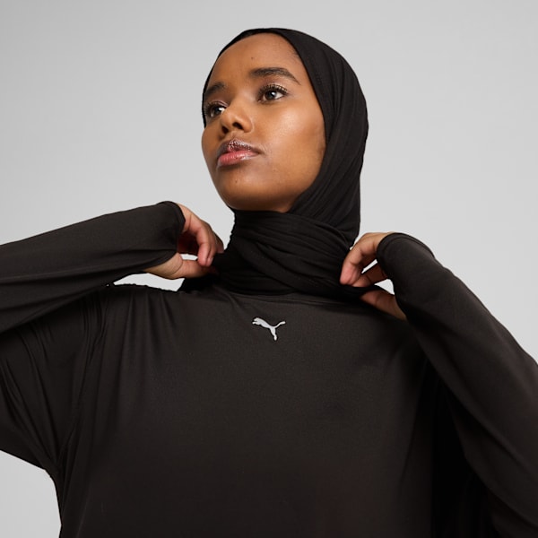 MODEST Oversized Tee Women, PUMA Black, large-ZAF