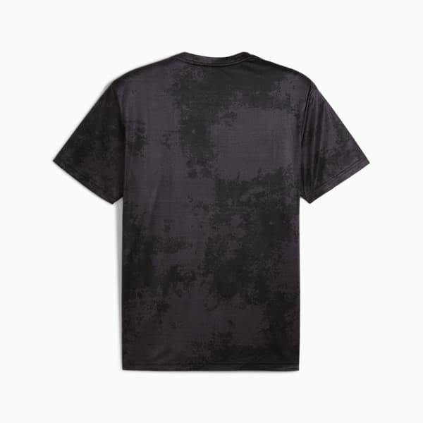 TAD ESSENTIALS AOP Tee Men, PUMA Black-Q3, large-ZAF