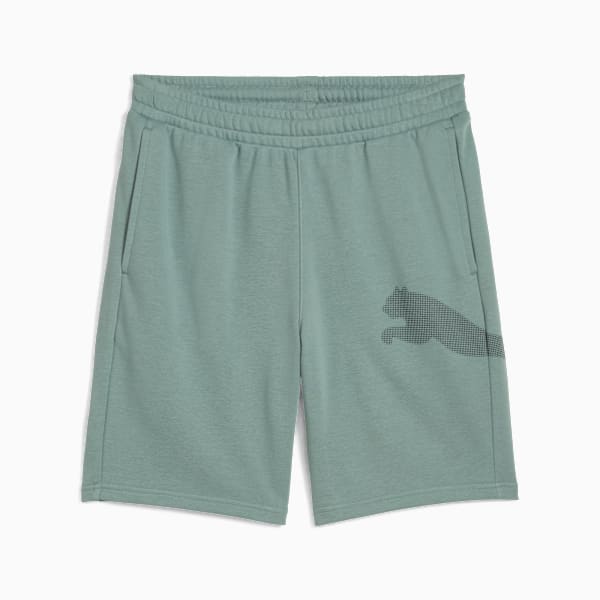 Shorts Train All Day Big Logo 20cm para hombre, Green Moon, large-MEX