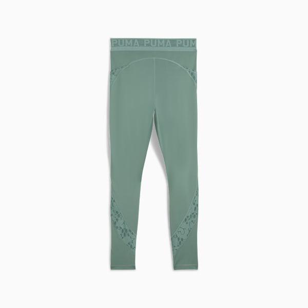 Leggings 7/8 con encaje para mujer, Green Moon, large-MEX
