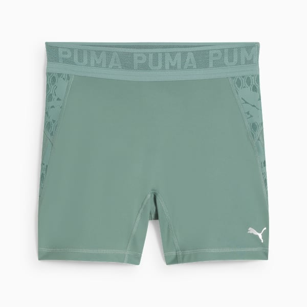 Leggings cortos con encaje para mujer, Green Moon, large-MEX