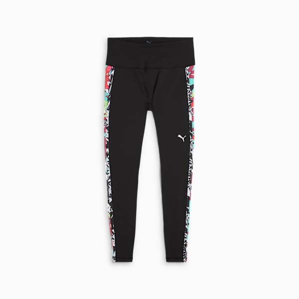 TROPICAL Graphic 7/8 Tights Women, PUMA Black-AW-048280-0001, large-ZAF