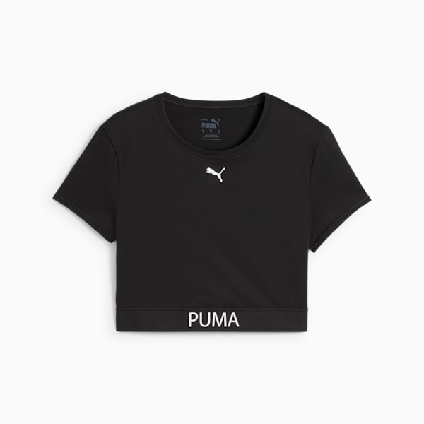 Crop top PUMA STRONG para mujer, PUMA Black, large-ARG