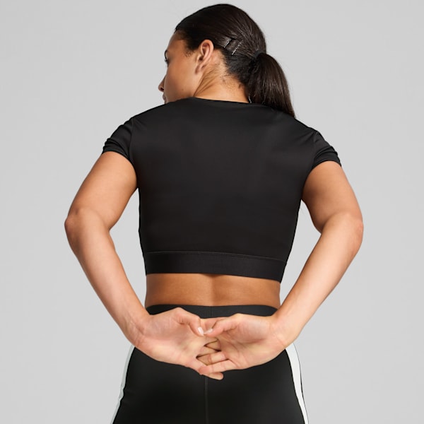 Crop top PUMA STRONG para mujer, PUMA Black, large-ARG
