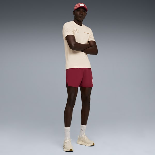 PUMA x SAYSKY Running Shorts Men, Team Regal Red, large-MEX