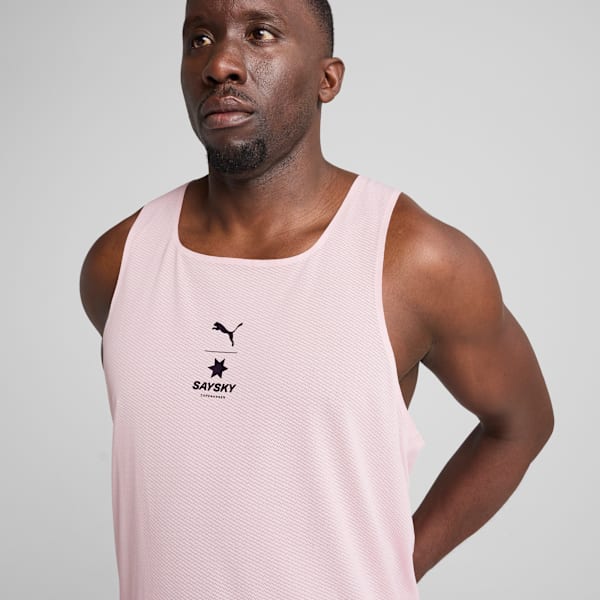 Camiseta PUMA x SAYSKY para hombre, Rose Mauve, large-MEX