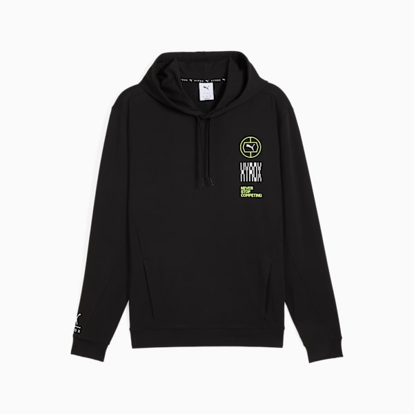 Buzo con capucha PUMA x HYROX CLOUDSPUN para hombre, PUMA Black, large-ARG