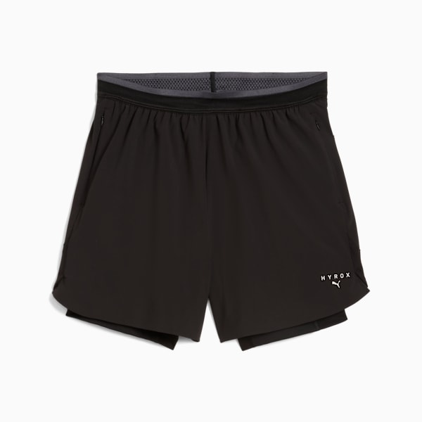 Shorts “2 en 1” PUMA x HYROX para hombre, PUMA Black, large-ARG