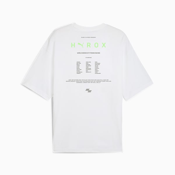 Remera oversize PUMA x HYROX para hombre, PUMA White, large-ARG