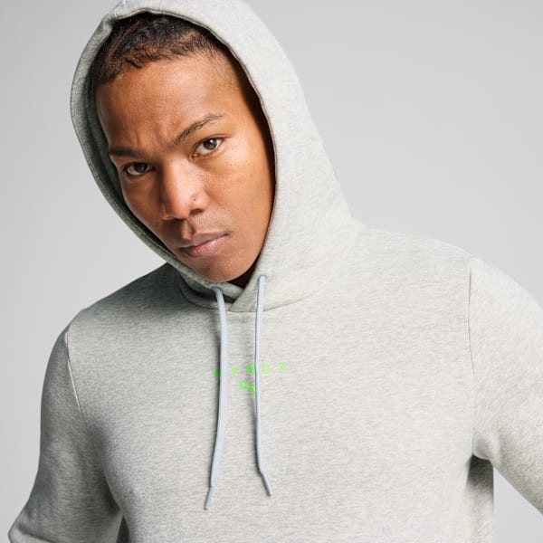 Buzo PUMA x HYROX para hombre, Light Gray Heather, large-ARG