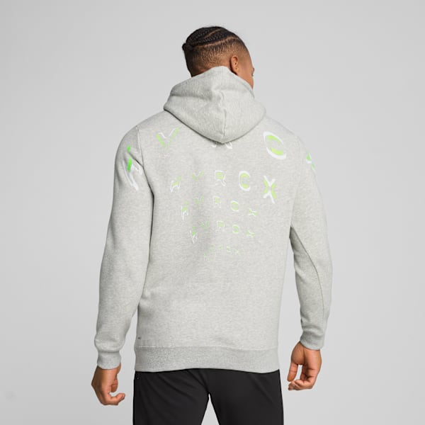 Buzo PUMA x HYROX para hombre, Light Gray Heather, large-ARG