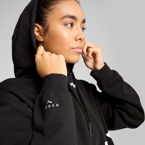 Buzo corto PUMA x HYROX Heavyweight para mujer, PUMA Black, large-ARG