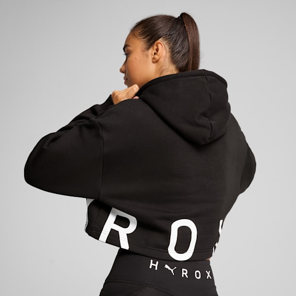 Buzo corto PUMA x HYROX Heavyweight para mujer, PUMA Black, large-ARG