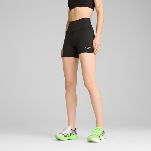 Calzas cortas PUMA x HYROX CLOUDSPUN para mujer, PUMA Black, large-ARG
