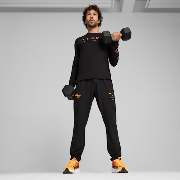PUMA x HYROX CLOUDSPUN Sweatpants Men, PUMA Black, large-ZAF