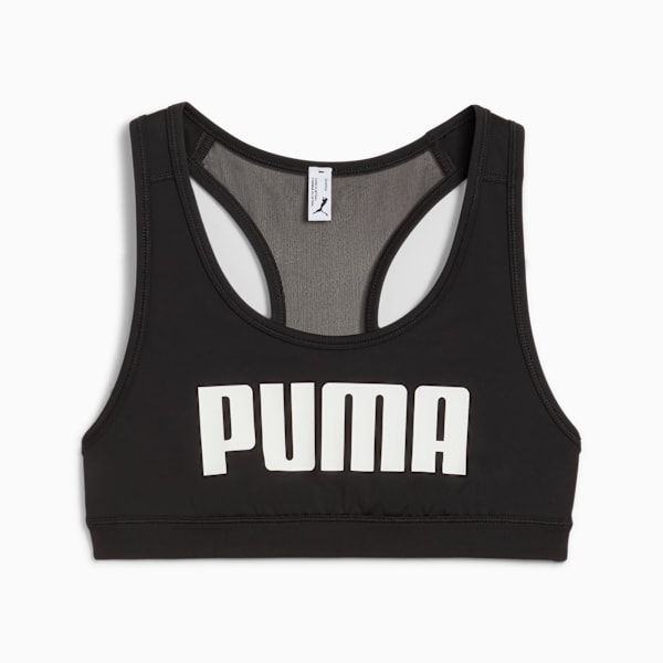 Top deportivo 4KEEPS II para mujer, Puma Black-White PUMA, large-ARG