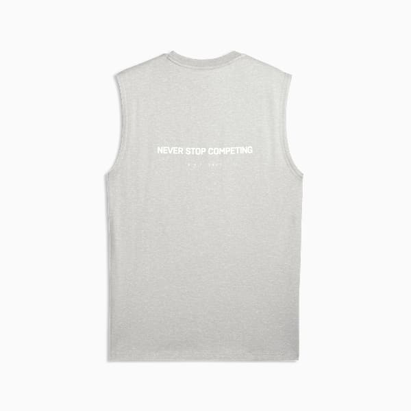 Remera sin mangas PUMA x HYROX para hombre, Light Gray Heather, large-ARG
